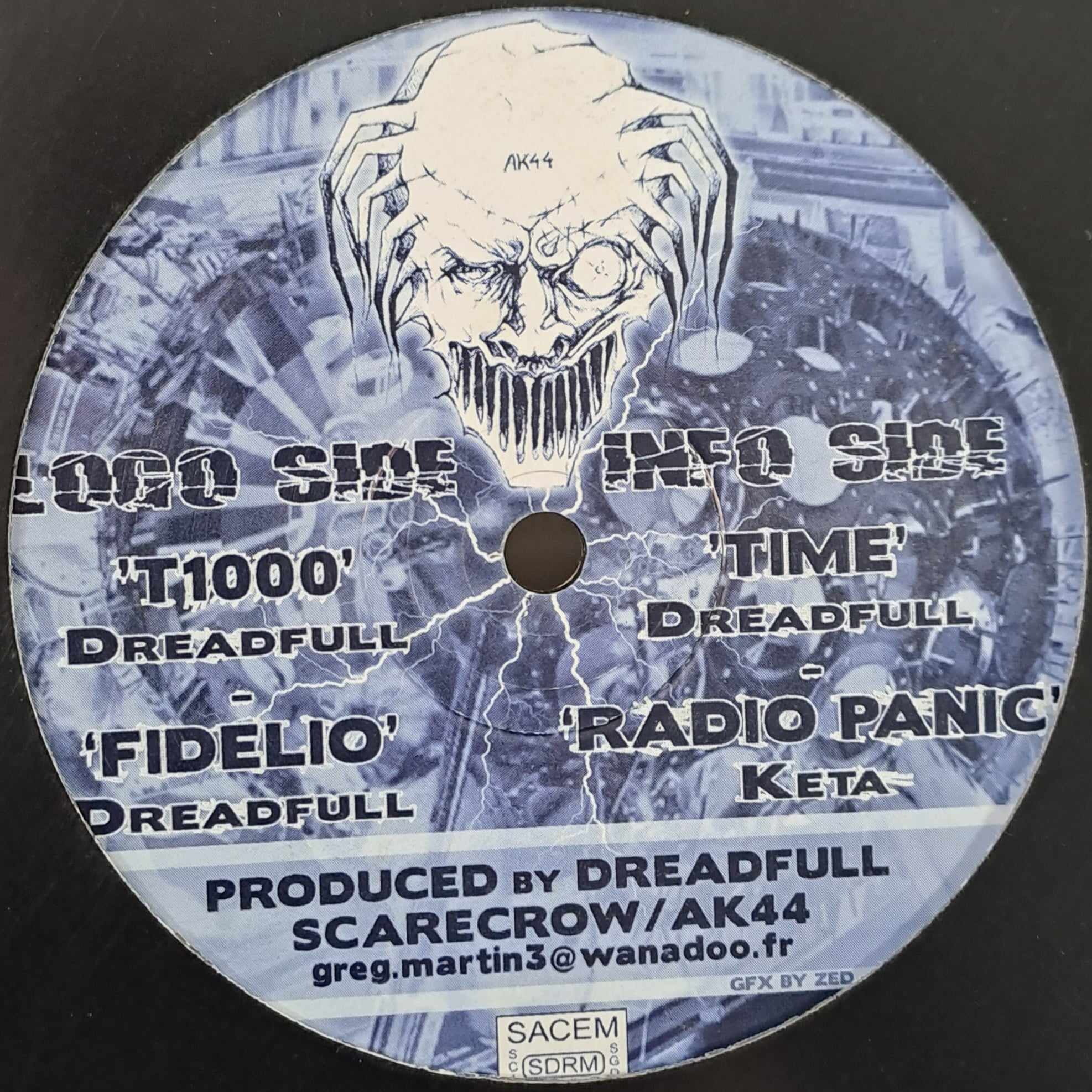 Scarecrow Records 002 (une seule copie) - vinyle hardcore